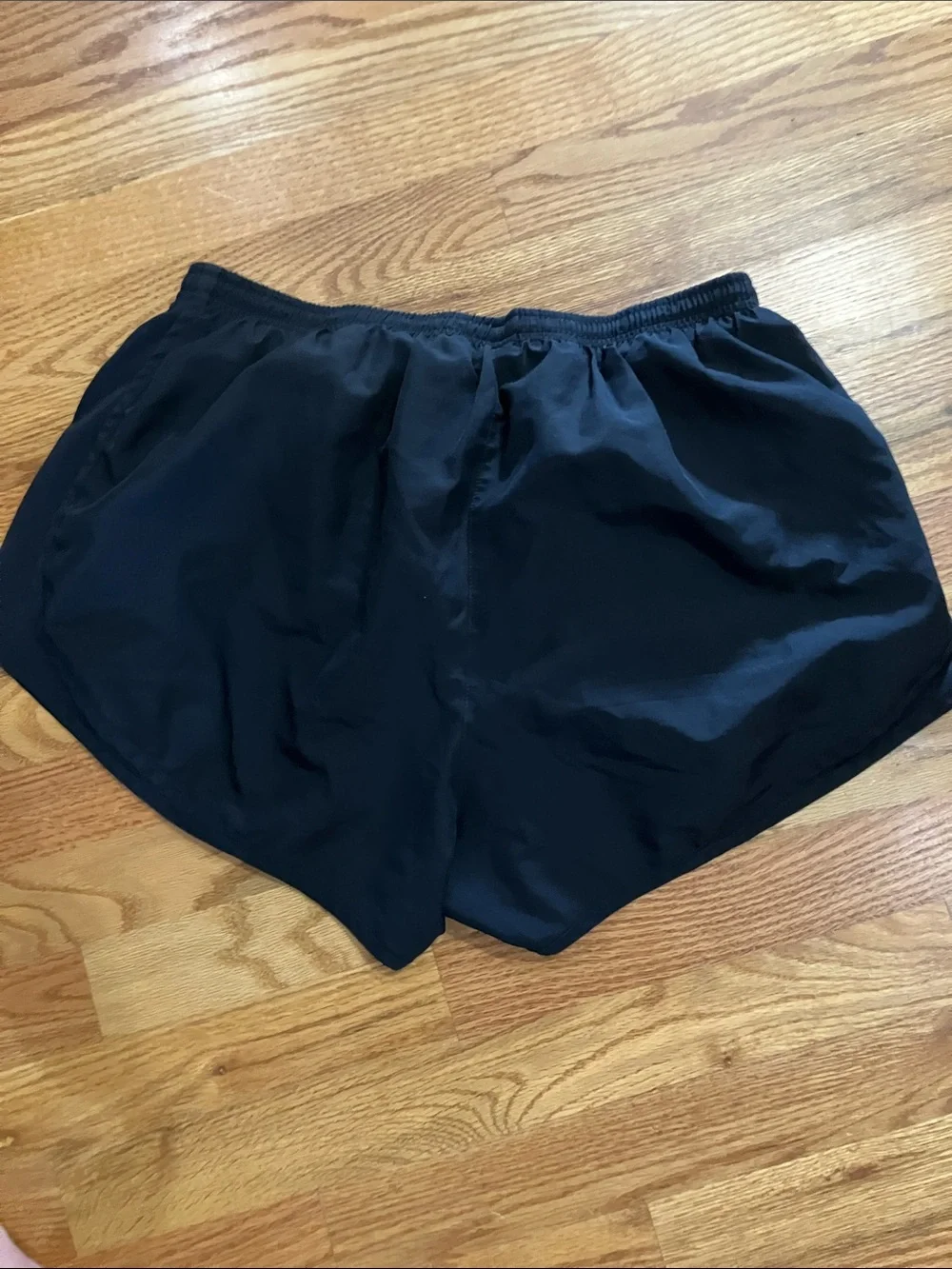 Nike Grey Racerback Sports Bra with Black Running Shorts Sz XL GUC